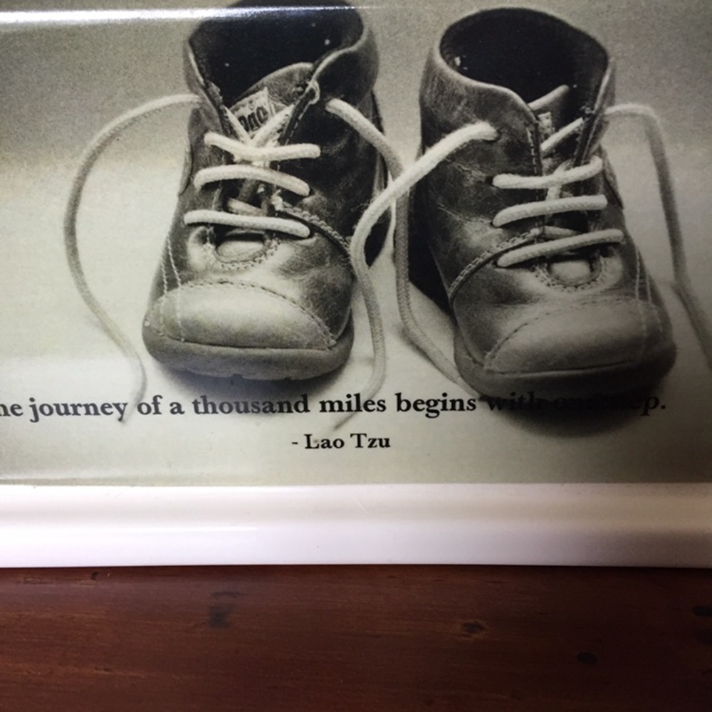 Ceramic motivational piece